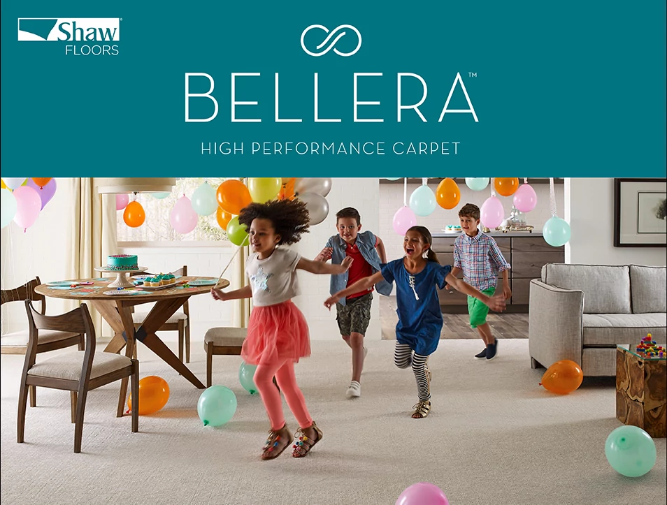 Bellera Carpet advertisement graphic - Carpet Clearance Warehouse