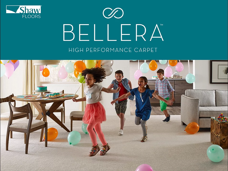 Bellera Carpet advertisement graphic - Carpet Clearance Warehouse